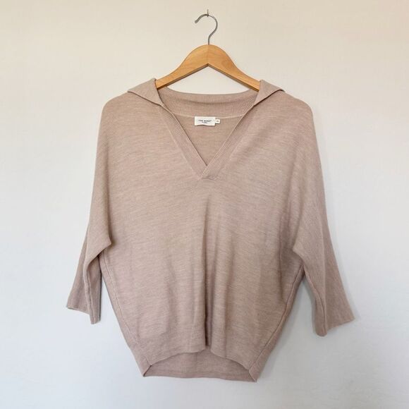 The Reset R Label Wool Split Neck Half Sleeve Sweater Size XS - Picture 3 of 9